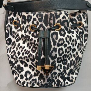 Guess Leopard Bucket Bag